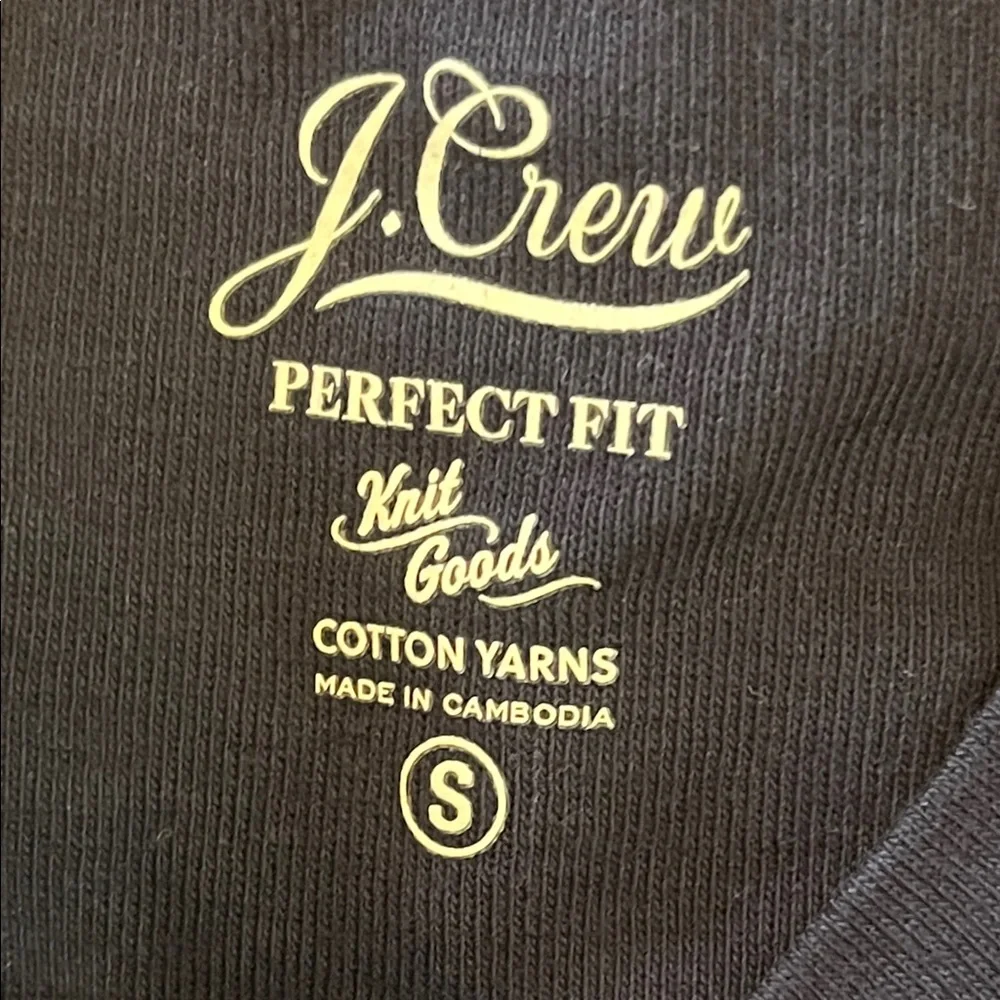 J. Crew Long Sleeve Tees - Gray, Black, White, and Navy - Picture 2 of 5